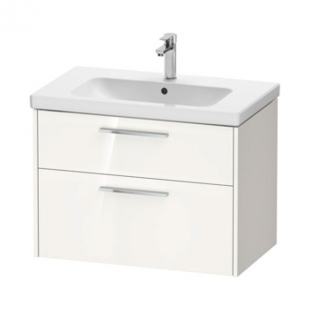 Duravit D-Code 800mm 2-Drawer Wall Hung Vanity Unit