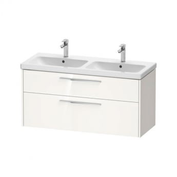 Duravit D-Code 1200mm 2-Drawer Wall Hung Vanity Unit