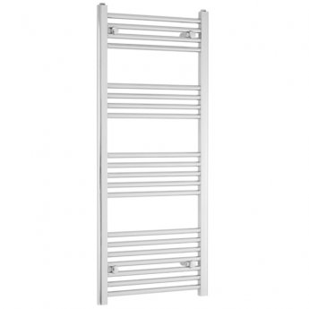 Heatwave Independent Straight Towel Rail 1200mm H x 400mm W - Chrome