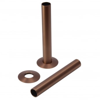 Heatwave Radiator Pipe Sleeve and Shroud Kit - Brushed Bronze