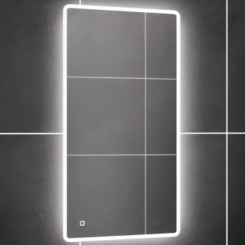 HiB Vega 40 LED Bathroom Mirror 800mm H x 400mm W