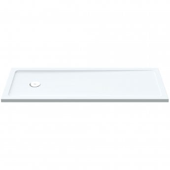 Nuie Pearlstone White Bath Replacement Rectangular Shower Tray 1700mm x 700mm