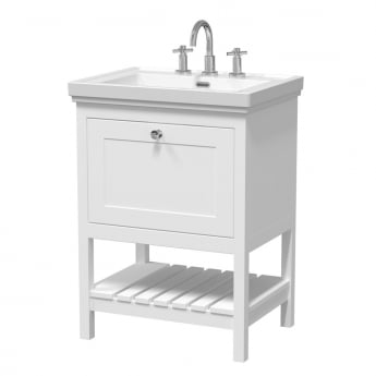 Hudson Reed Bexley 600mm 1-Drawer Floor Standing Vanity Unit