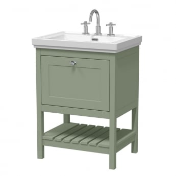 Hudson Reed Bexley 600mm 1-Drawer Floor Standing Vanity Unit