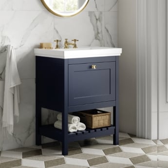 Hudson Reed Bexley 600mm 1-Drawer Floor Standing Vanity Unit