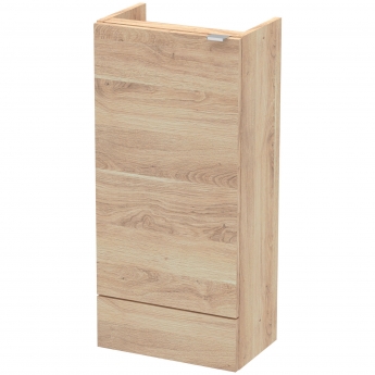 Hudson Reed Fusion Compact Base Unit 400mm Wide - Bleached Oak