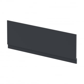 Hudson Reed Juno Straight Front Bath Panel and Plinth 560mm H x 1700mm W - Satin Anthracite