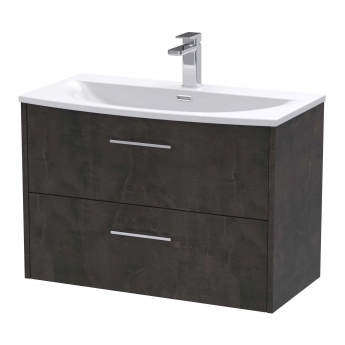 Hudson Reed Juno 800mm 2-Drawer Wall Hung Vanity Unit