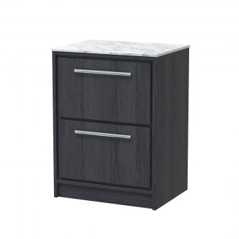 Hudson Reed Lille 600mm 2-Drawer Floor Standing Vanity Unit with Countertop