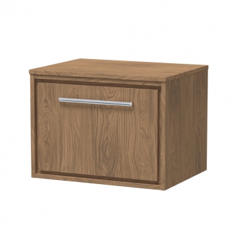 Hudson Reed Lille 600mm 1-Drawer Wall Hung Vanity Unit with Countertop