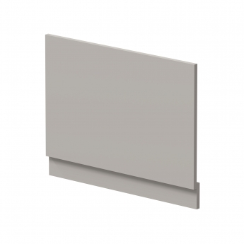 Hudson Reed MFC Straight Bath End Panel and Plinth 560mm H x 750mm W - Pebble Grey