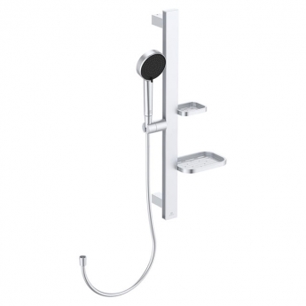 Ideal Standard Ceratherm Alu+ Shower Kit with 2 Function Shower Handset - Silver