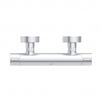 Ideal Standard Ceratherm ALU+ Thermostatic Bar Shower Valve Bottom Outlet - Silver