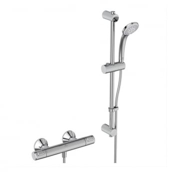 Ideal Standard Ceratherm T25 Thermostatic Bar Shower Mixer with Shower Kit - Chrome