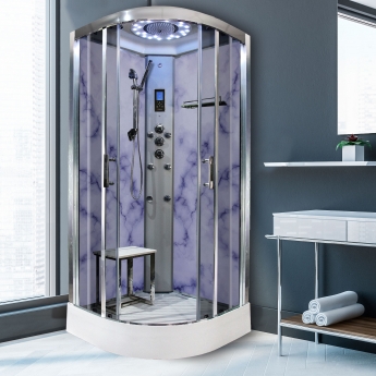 Insignia Marble Edition Quadrant Steam Shower Cabin