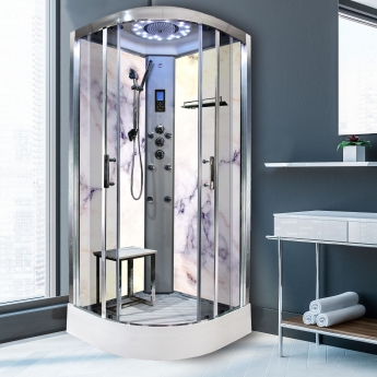 Insignia Marble Edition Quadrant Steam Shower Cabin