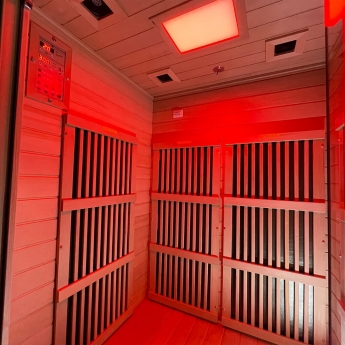 Insignia Far Infrared Square Indoor Sauna Cabin 900mm x 900mm - 5mm Glass