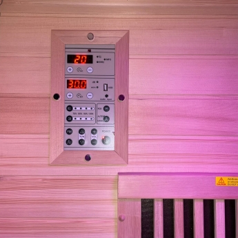 Insignia Far Infrared Square Indoor Sauna Cabin 900mm x 900mm - 5mm Glass