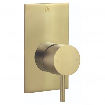 JTP Vos Concealed Manual Shower Valve Single Handle - Brushed Brass