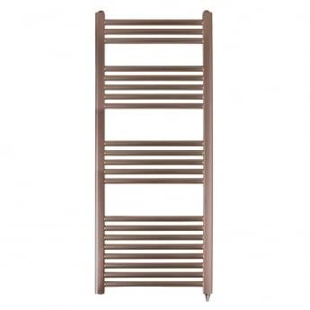 JTP Vos Brushed Finish Electric Designer Heated Ladder Towel Rail