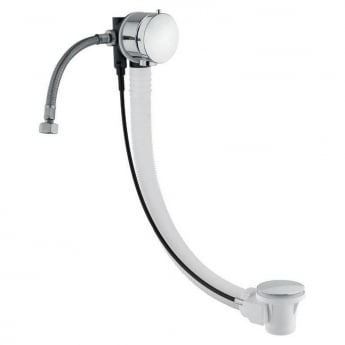 JTP Freeflow Bath Filler with Pop Up Waste 600mm - Chrome