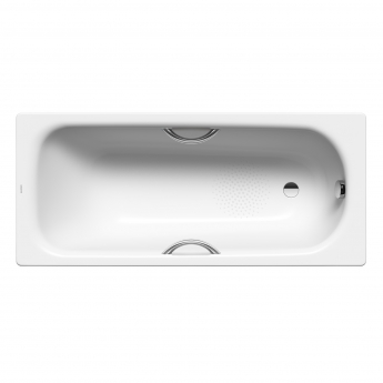 Kaldewei Eurowa Anti-Slip Rectangular Steel Enamel Bath with Twin Grips