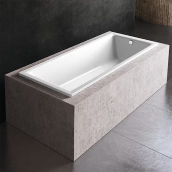 Kaldewei Puro Steel Enamel Bath 1700mm x 750mm 0TH (inc Leg Set)