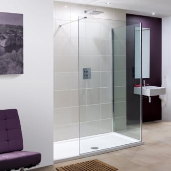 Lakes Marseilles Walk-In Shower Front Panel (A) 950mm Wide - 8mm Glass