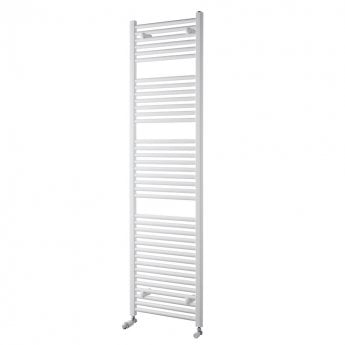 Heatwave Pisa White Straight Heated Ladder Towel Rail