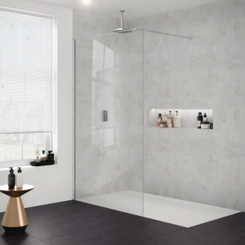 Merlyn 8mm Modular Wet Room Glass Shower Screen