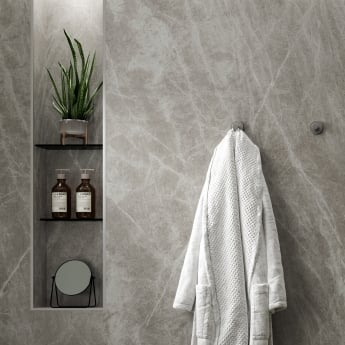 Multipanel Linda Barker Hydro-Lock T&G Wall Panel 2400mm H x 1200mm W - Soapstone Stellar