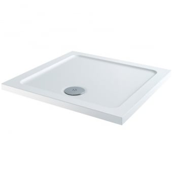 MX Elements 40mm Square Shower Tray (inc Waste)