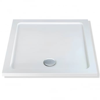 MX Elements 40mm Square Shower Tray (inc Waste)