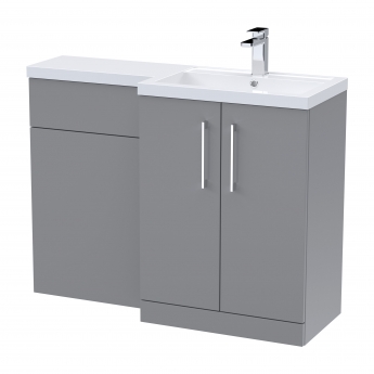 Nuie Arno Combination Unit | ARN2211R | 1105mm | Satin Grey