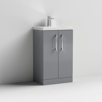 Arno Compact 500mm 2-Door Floor Standing Vanity Unit