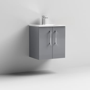 Arno 500mm 2-Door Wall Hung Vanity Unit