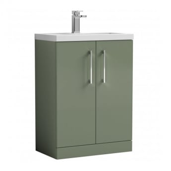 Arno Compact 600mm 2-Door Floor Standing Vanity Unit