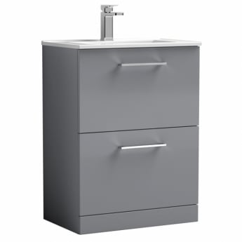 Arno 600mm 2-Drawer Floor Standing Vanity Unit