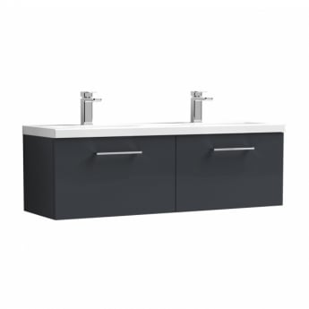 Arno Twin 1200mm 2-Drawer Wall Hung Vanity Unit