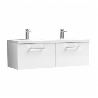 Arno Twin 1200mm 2-Drawer Wall Hung Vanity Unit