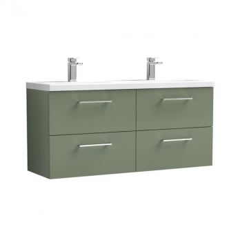 Arno Twin 1200mm 4-Drawer Wall Hung Vanity Unit