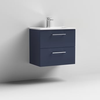 Arno 600mm 2-Drawer Wall Hung Vanity Unit