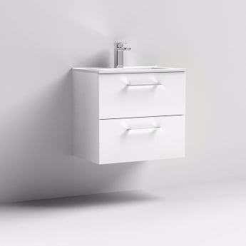 Arno 600mm 2-Drawer Wall Hung Vanity Unit