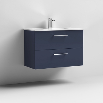 Arno 800mm 2-Drawer Wall Hung Vanity Unit