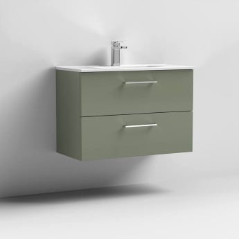 Arno 800mm 2-Drawer Wall Hung Vanity Unit