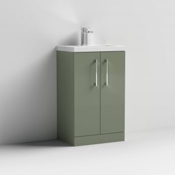 Arno Compact 500mm 2-Door Floor Standing Vanity Unit