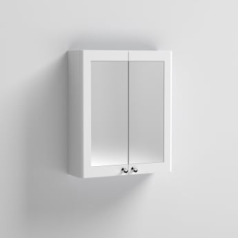 Classique 600mm 2-Door Mirrored Bathroom Cabinet