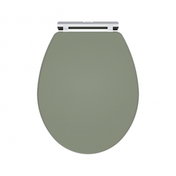 Nuie Classique Soft Close Wooden Toilet Seat - Satin Green