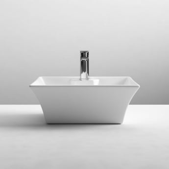 Nuie Vessel Sit-On Countertop Basin 480mm Wide - 1 Tap Hole