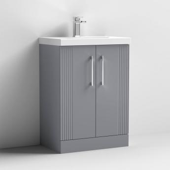 Deco 600mm 2-Door Floor Standing Vanity Unit